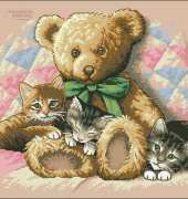 Dimensions 35236 Teddy & Kittens
