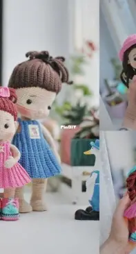 Handi Hats Design - Lollipop Dolls - Katushka Morozova - Amigurumi doll Base - Russian