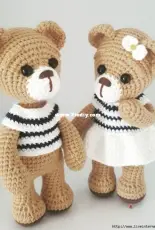 MK RHO - Ro Mi-kyung - Stripe Bear