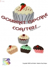 Rainbow Pony Designs-Gourmet Cupcake Coasters