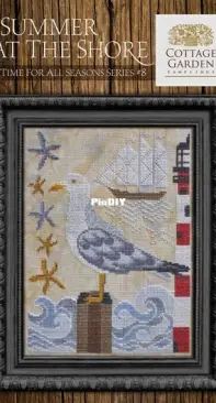 Cottage Garden Samplings - A Time For All Seasons #8 - Summer at the Shore XSD