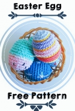 Kumelen Crochet - Easter Egg Amigurumi - English and Spanish - Free