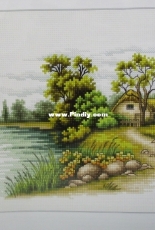 Luca-S B2283 - Landscape with a Lake