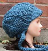 Alyse Crochet-Justine Walley-  Payton Slouchy Newsboy Hat