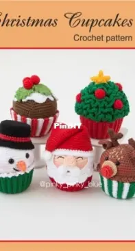 Pinky Pinky Blue - Nadejda Khegay - Christmas Cupcakes