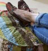Sharon Holland - Quilted Bean Bag Pouf Project