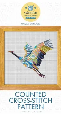 Awesome Pattern Studio C302 - Mandala Crane