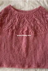 Round York Knit-pink blouse