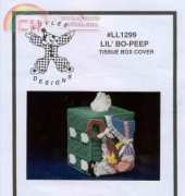Luvlee Designs Plastic Canvas Lil'Bo-Peep Tissue Cover