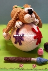 Sanis-Fitzereien - Sandra Schlehahn - Chaotic Easter Bunny - German