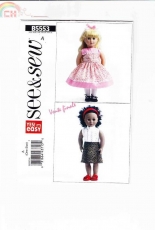 Sew & Sew- B5553-Doll Cloth /English-French