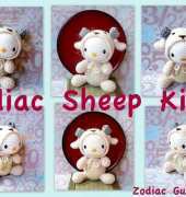Zodiac Gurumi - Amigurumi Doll Pattern - Zodiac Sheep Kitty