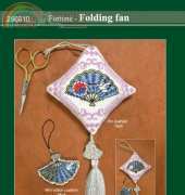 DOME- Istitch  250810 Fortune Folding Fan pinkeep
