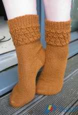 Cinnamon Socks by Doris Lowman-Free