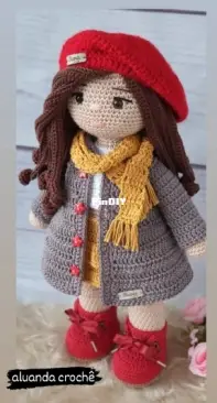 Aluanda Croche - Adriana Queiroz - Mia doll outfit - Boneca Mia roupa - Portuguese
