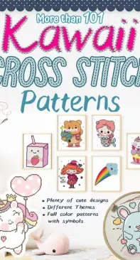 More Than 101 Kawaii Cross Stitch Patterns by Sakura Mai