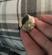 One Dollar Bill Ring