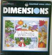 Dimensions 6916 Seasonal Welcome