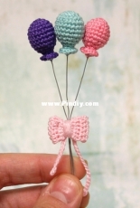 Pink Mouse Boutique - Diana Moore - Tiny Crochet Balloons - Free