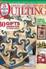 American Patchwork and Quilting Issue 137 December 2015