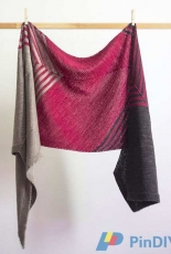 JumperCables-Paint the Town Shawl by Annie Baker