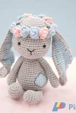 The Little Hook Crochet - Little Aqua Girl - Bubbles and Bongo - Erinna Lee - Matilda the Bunny