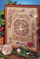 Rose Garden Sampler from Cross Stitch and Country Crafts September -  October 1989 XSD