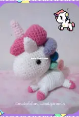 Mini unicornio terminado!!