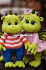 Bobrik toys - Natalia Bober - Dragons Philipp and Lilya