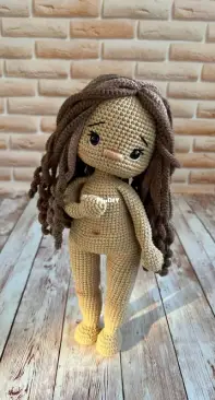 CrochetBunnyDesign - Soni Toys - Irina Tarasova - Nessie Doll - Poupée Crochetée Nessie - gehäkelte Puppe Nessie - Gehaakte Pop Nessie - French - German - Dutch