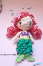 Pipizzuella Crochet - Maira Pérez Tessino - Little Mermaid Ariel - Sirenita Ariel - English and Spanish - Free