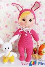 Amigurumi Aşkına - Tiny Mini Design - Demet Karabayır - Bunny Costume Wendy Doll - Spanish - Translated