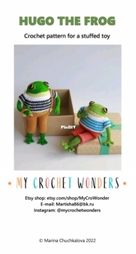 My Crochet Wonders - Marina Chuchkalova - Hugo the frog