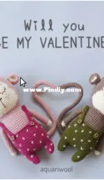 Aquariwool - Nguyễn Thanh Hương- Valentine the Monkey Couple