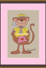 Monkey With a Letter by Lanael