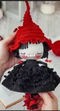 Crochet Confetti Shop - Irina Moilova - Doll Cute Witch