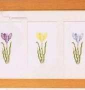 Crocus picture from Cross Stitch Floral Designs by Joanne Sanderson