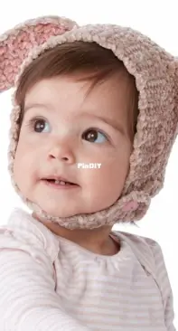 Yarnspirations - Crochet Velveteen Rabbit Hat - Free