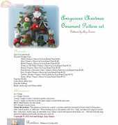 Amy Gaines - Christmas 2011 Woodland Ornament Crochet Set