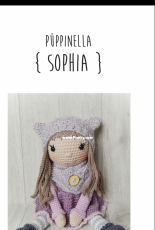 Wolltastisch Handmade - Alexandra Schwarz - Little Doll Sophia - Püppinella Sophia - German