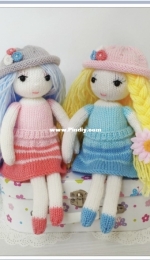 Lovely Knit Creation - Millie and Lola the Girlfriends