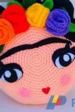 Amigurumis San Vicente - Mabel Berríos Vergara - Pillow Frida Amigurumi -  Spanish
