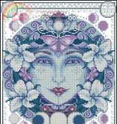 Mother Moon by Joan Elliott from Cross Stitch Collection 166