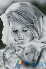 Girl with a lamb by Yushchuk/Mully XSD