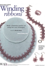 Bead & Button Online Project - Right-Angle Weave Winding Ribbons Michelle Skobel