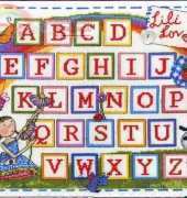DMC BL873 Lili Loves ABC Sampler