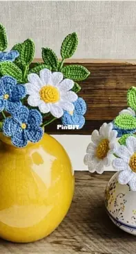 Crochet Natalia - Natalia Erkhova - Spring bouquet -English
