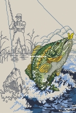 Bucilla 40265 Early Morning Fisherman