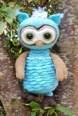 The Crochet Crazy Crew - Tracey Denise - Bluebell the Owl