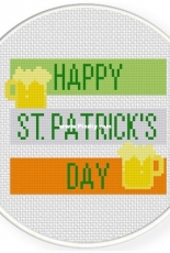 Daily Cross Stitch - Happy  St. Patricks